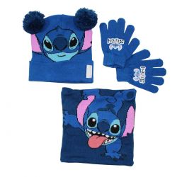 Bonnet gants snood Lilo & Stitch