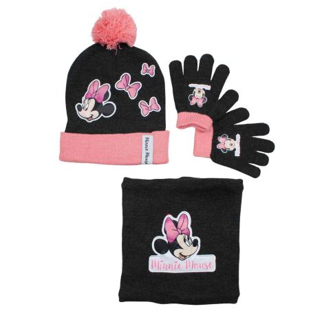 Bonnet gants snood Minnie 