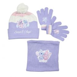 Bonnet gants snood Lilo & Stitch