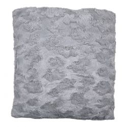 Faux fur cushion with 450g filling 45x45