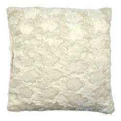 Faux fur cushion with 450g filling 45x45