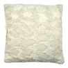 Faux fur cushion with 450g filling 45x45