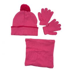 Bonnet Gants Snood Fille Barbie