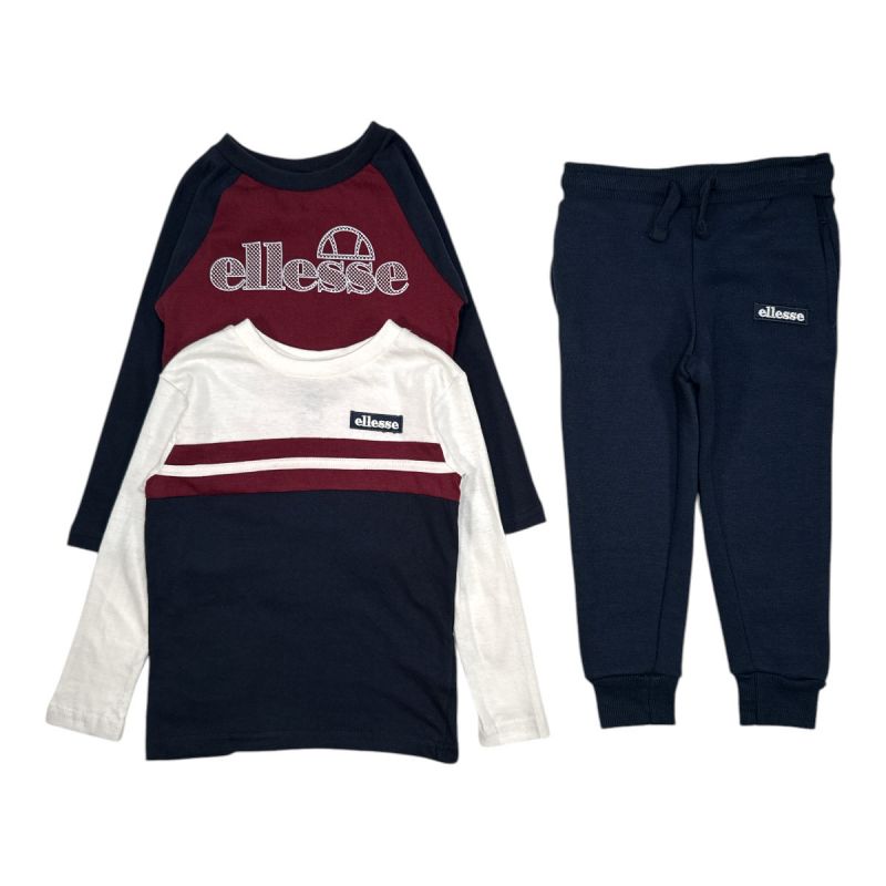 Pack de 2 T-shirts et pantalon de jogging Ellesse