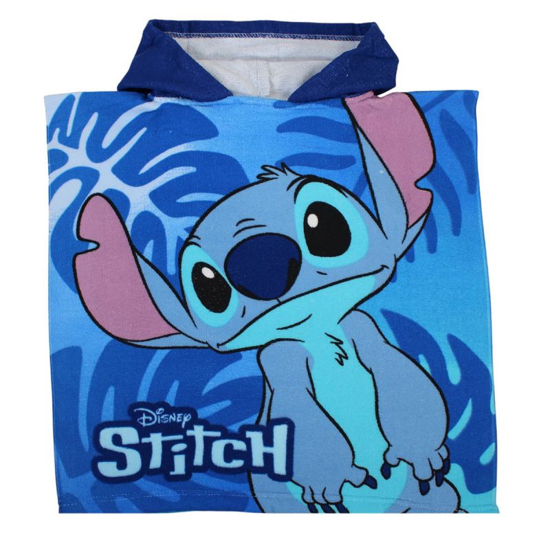 Poncho polyester Lilo et Stitch