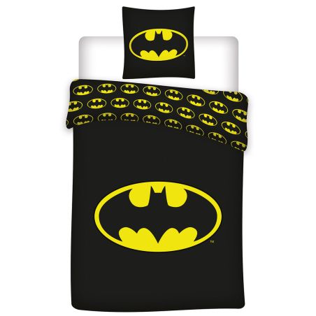 Housse de couette + Taie d'oreiller Batman 