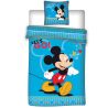 Housse de couette + taie d'oreiller Mickey