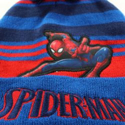 Bonnet avec pompon Spiderman