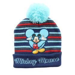 Bonnet avec pompon Mickey