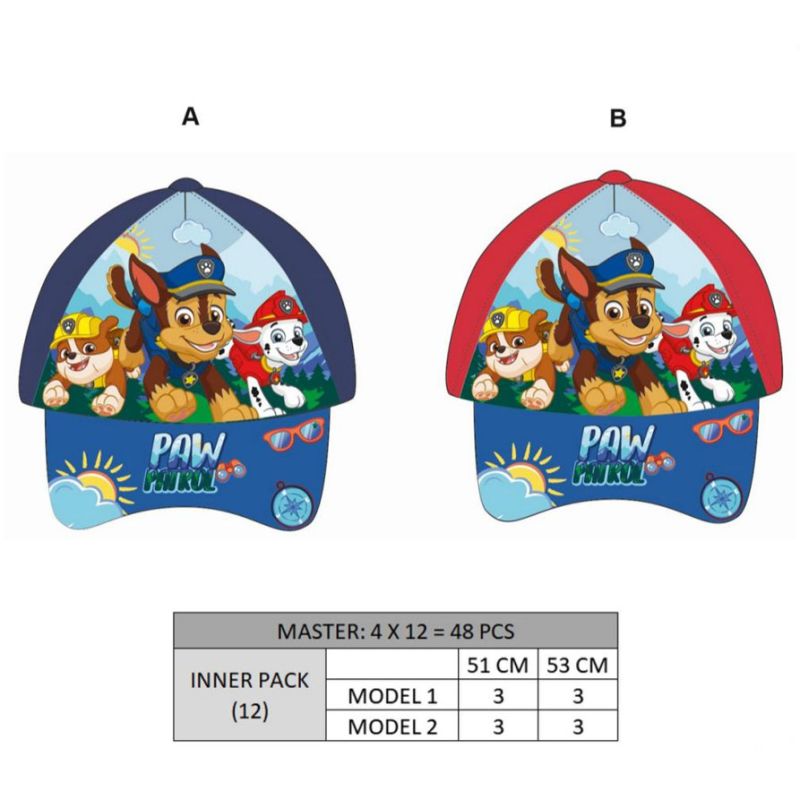 Casquette paw patrol boy