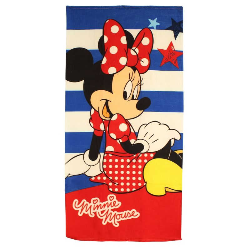 Serviette polyester minnie.