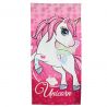 Serviette polyester unicorn.