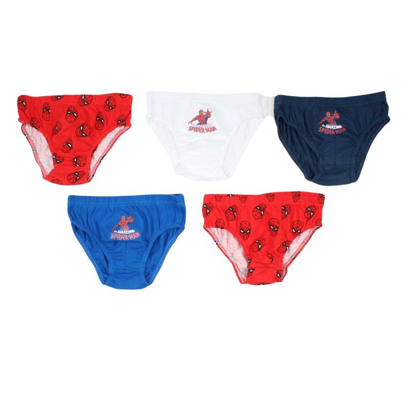 Pack de 5 culottes Spiderman