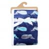 Plaid polaire baleine Tom Kids